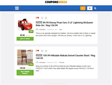 Tablet Screenshot of couponsninja.com